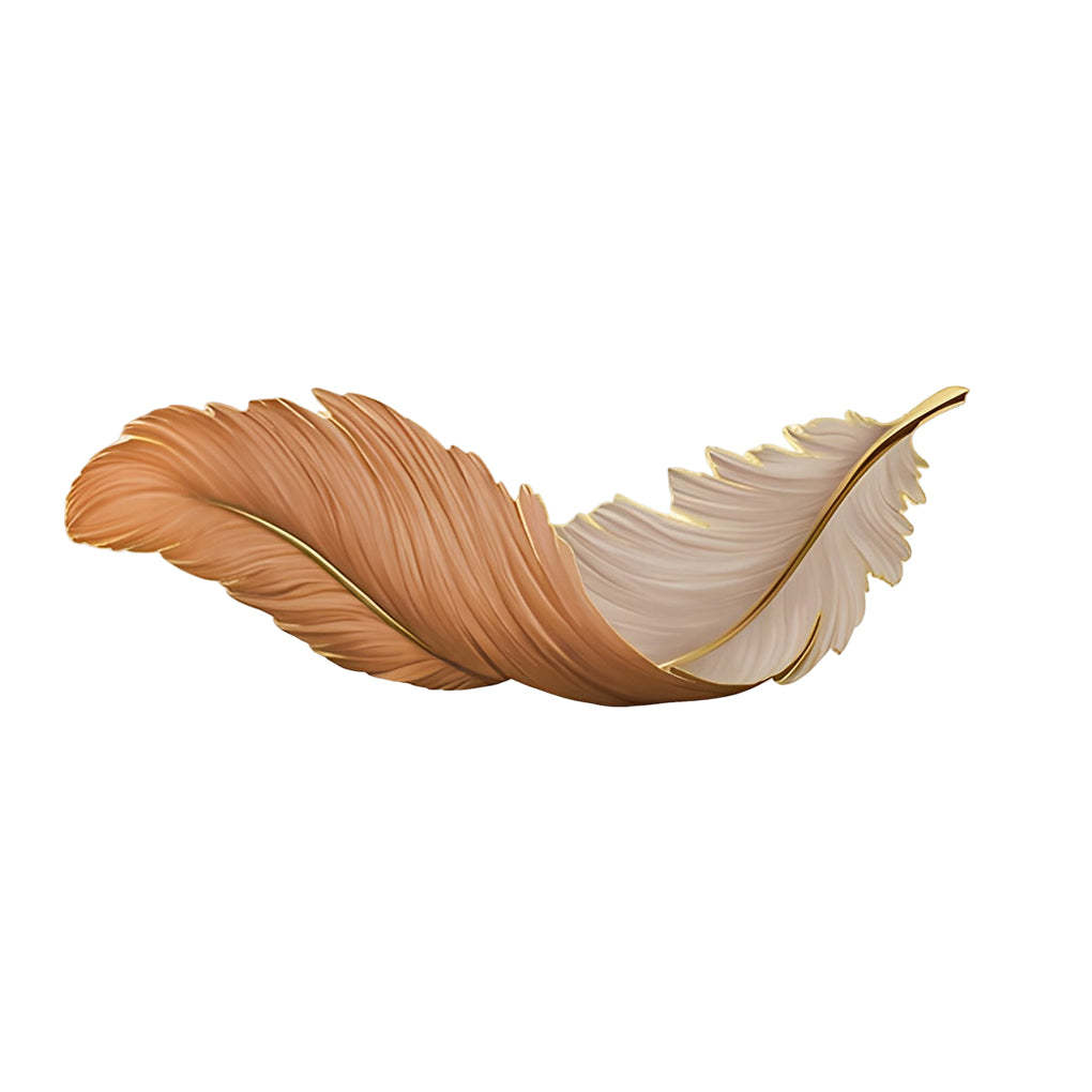 Luxury Creative Feathers USB DC5V Remote Control LED Modern Wall Lights-Lighom