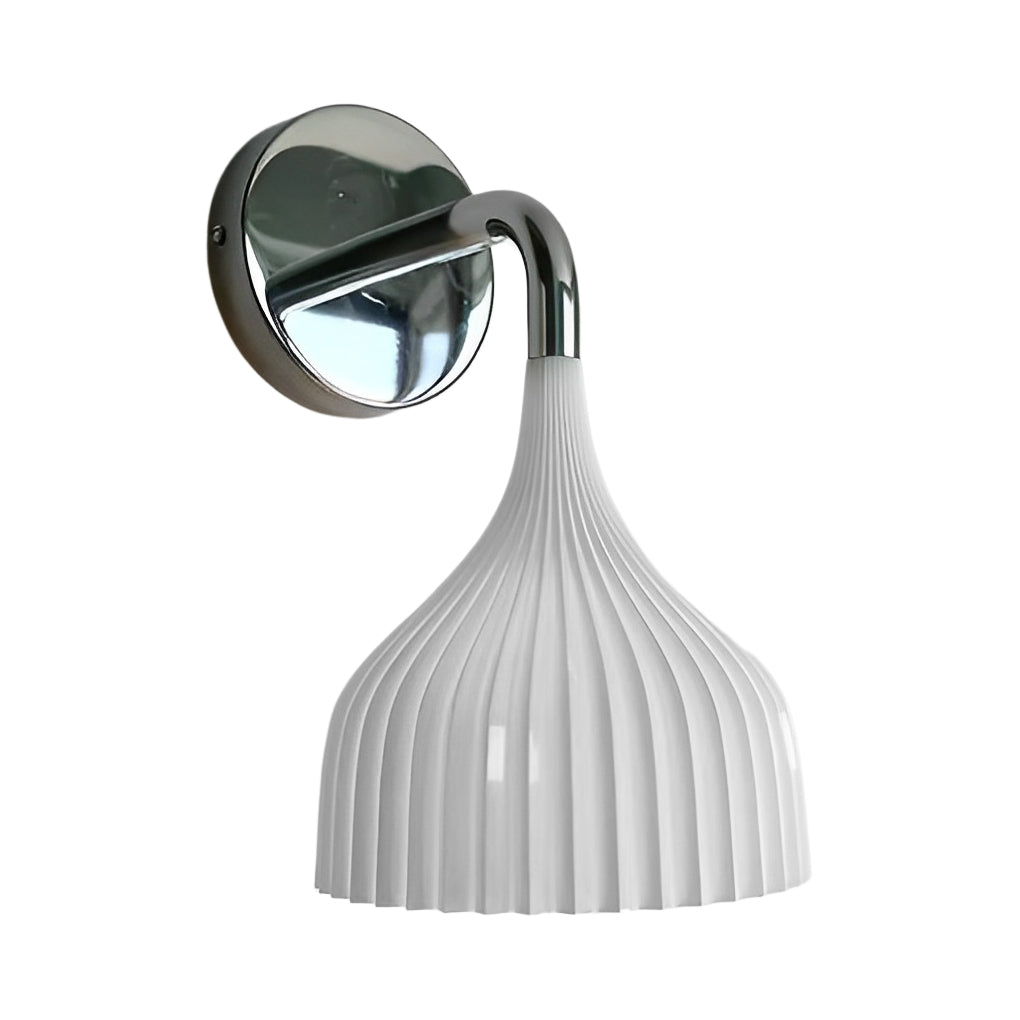 Pleated Shade Iron Modern Decorative Wall Sconce