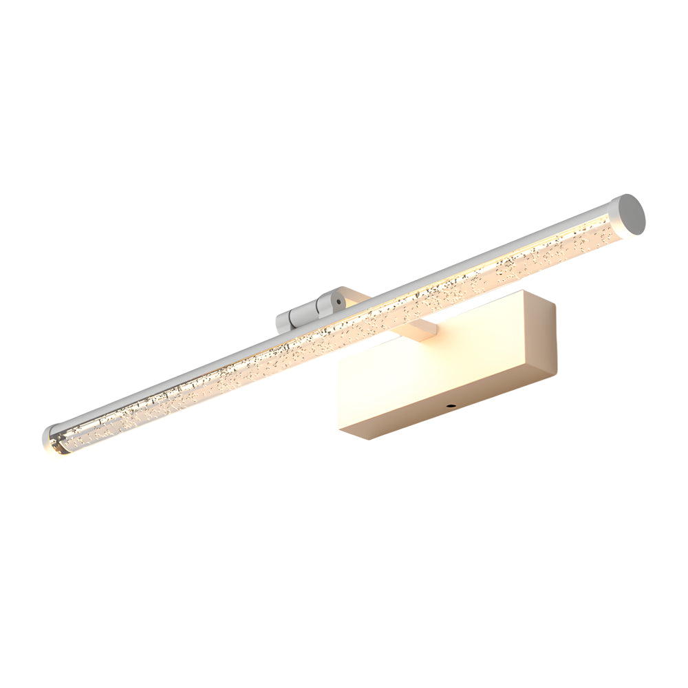 Rotatable Seeded Acrylic LED Dimmable Bathroom Vanity Bar