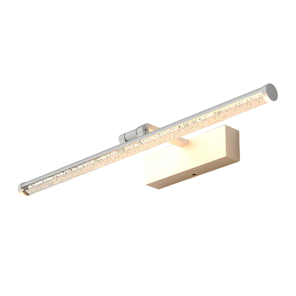 Rotatable Seeded Acrylic LED Dimmable Bathroom Vanity Bar