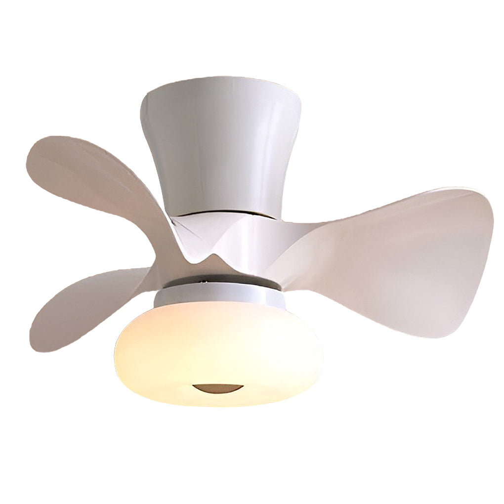 Macaron 3-Step Dimming LED Nordic Ceiling Fan