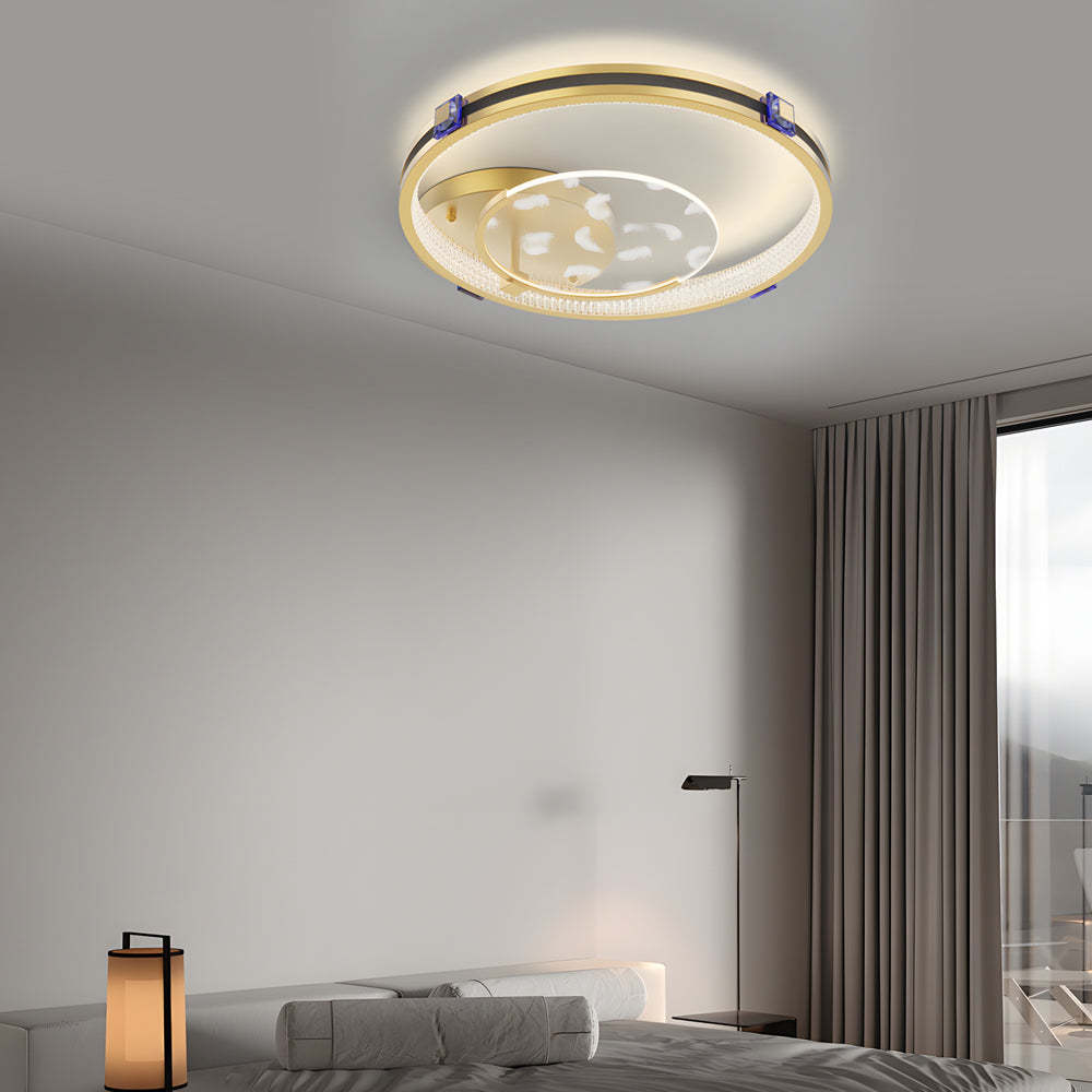 Acrylic Feather LED Modern Ceiling Light