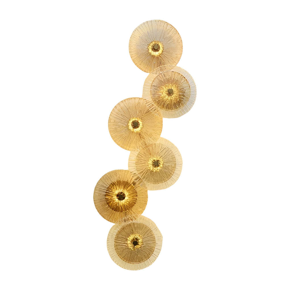 Round Glass Postmodern LED Wall Light