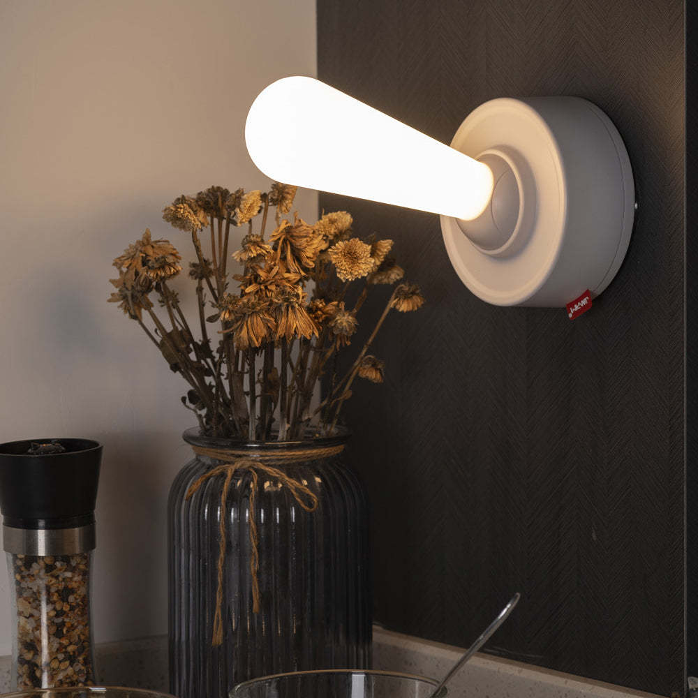 Portable USB Bedside Desk Night Light with Modern Toggle Switch and Warm Glow-Lighom