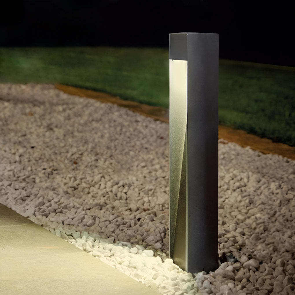 Industrial Rectangular LED Pathway Light 5W Waterproof Fixture with Open Slide Illumination-Lighom