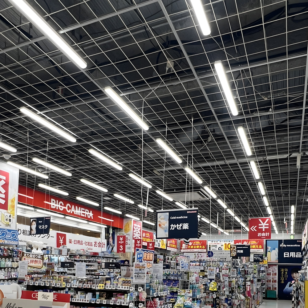 47" Tri-Proof IP65 White Vapor-Tight Ceiling — 5000K White Light