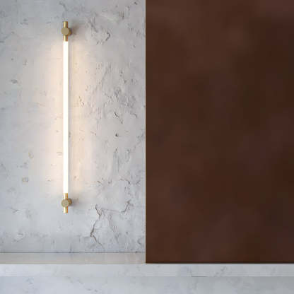 Brass Linear LED Bathroom Vanity Light