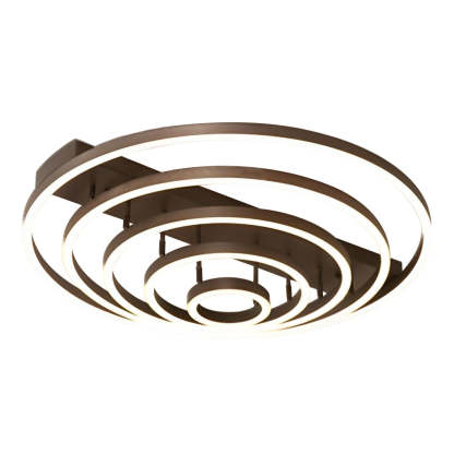 Adjustable Multiple Circular LED Modern Flush Mount Light