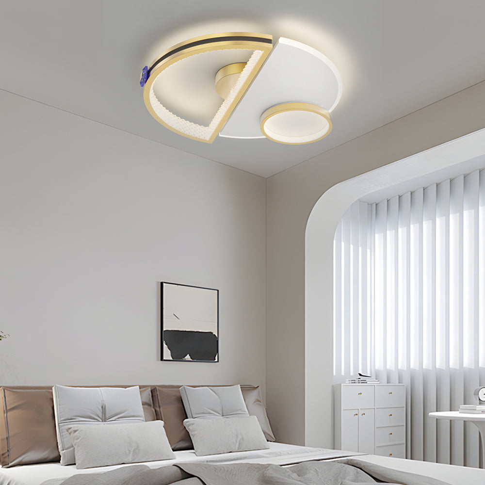 Semicircular Splicing Acrylic Modern LED Ceiling Light