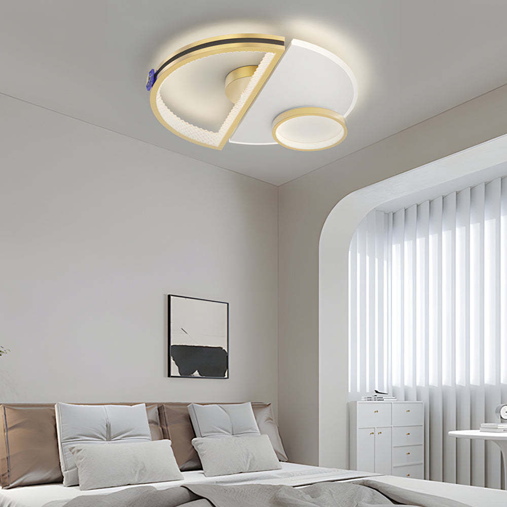 Semicircular Splicing Acrylic Modern LED Ceiling Light