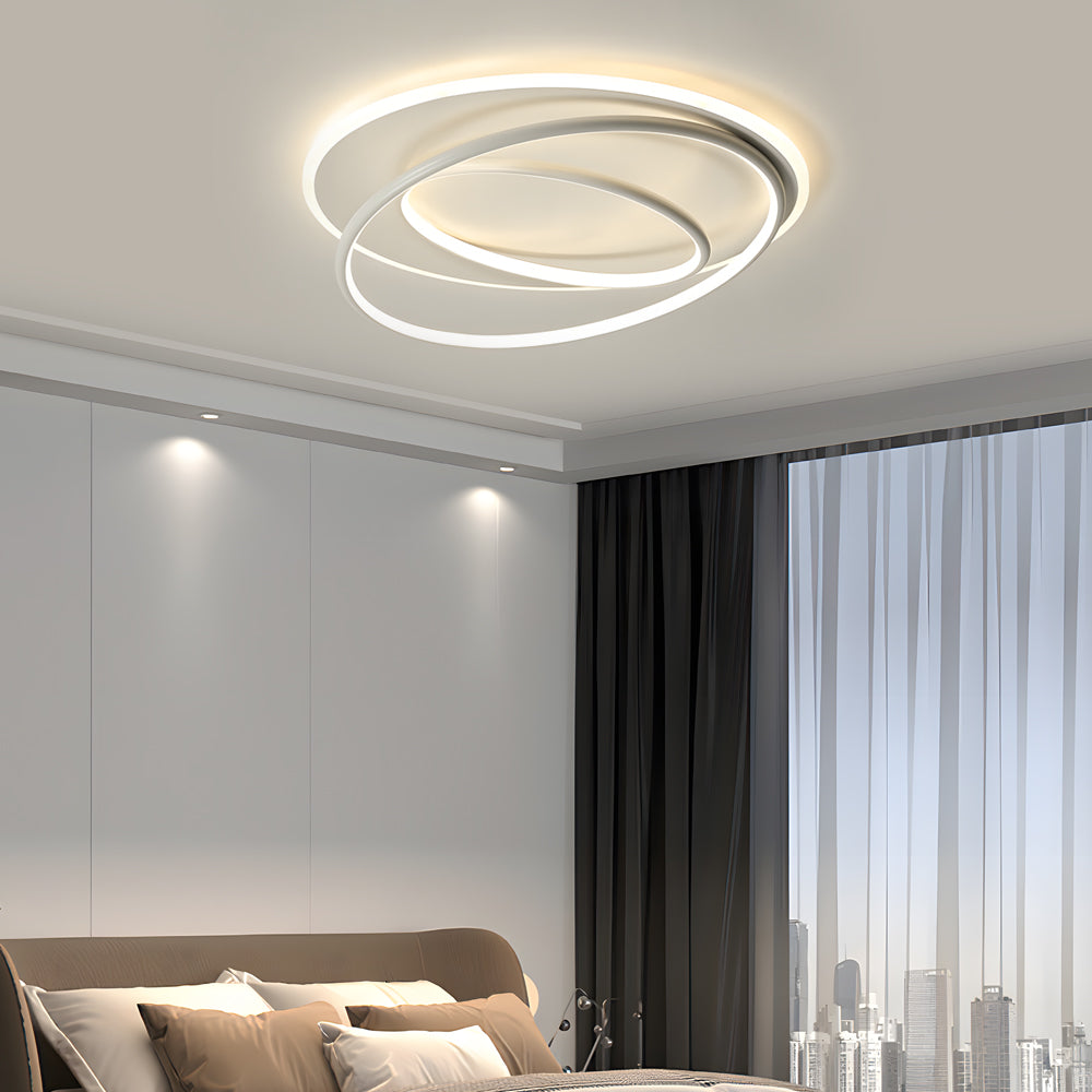 Round Ring Dimmable Nordic LED Ceiling Light