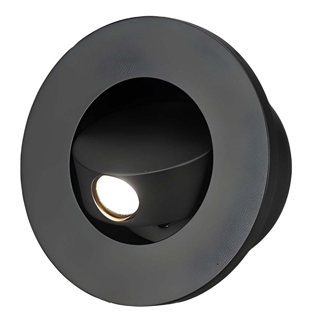 Round Square Adjustable 3W LED Recessed Nordic Wall Lamp Sconce Lighting-Lighom