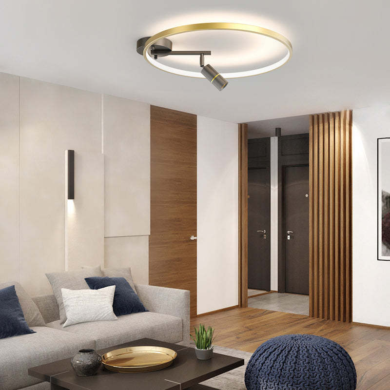Circular 3-Step Dimming Modern Ceiling Lamp