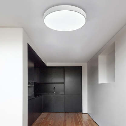 Ultra-thin Round LED Modern Ceiling Lights Flush Mount Lighting-Lighom