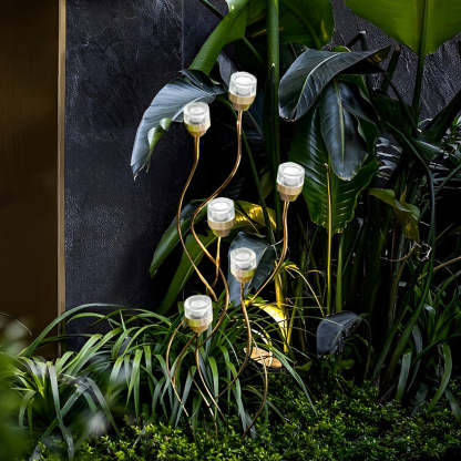 Outdoor Creative Flower Buds Decor Waterproof LED Modern Lawn Lights-Lighom