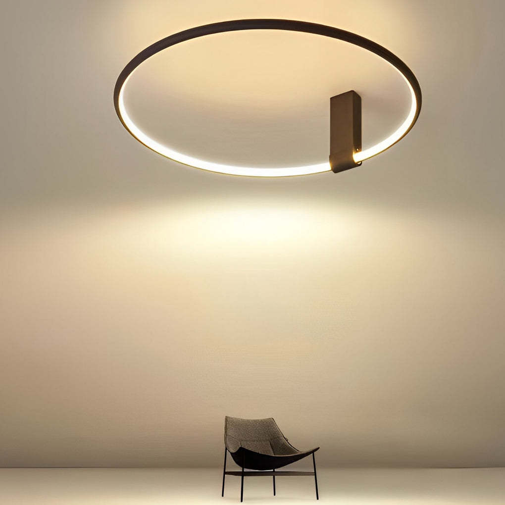 Minimalist Dimming Black Modern Ceiling Light