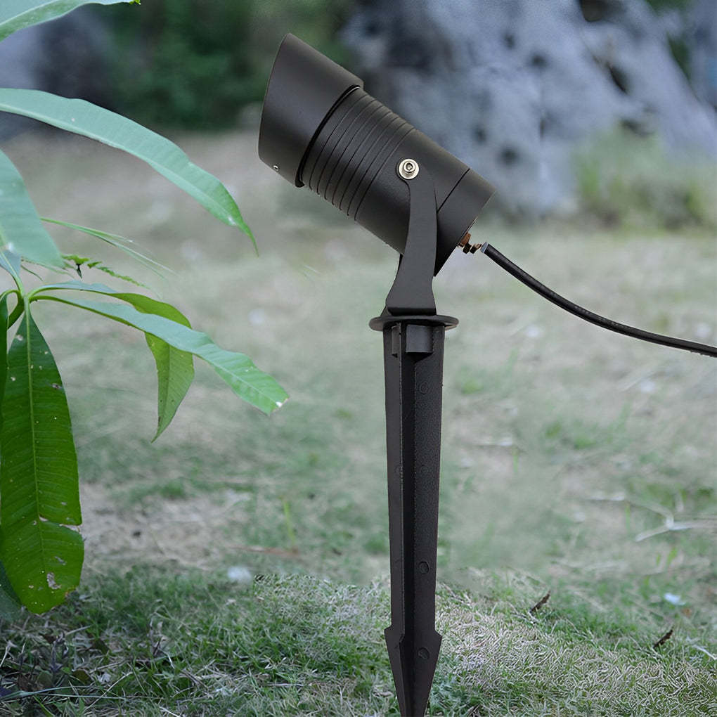 Waterproof LED 10W Black Adjustable Modern Tree Spotlight