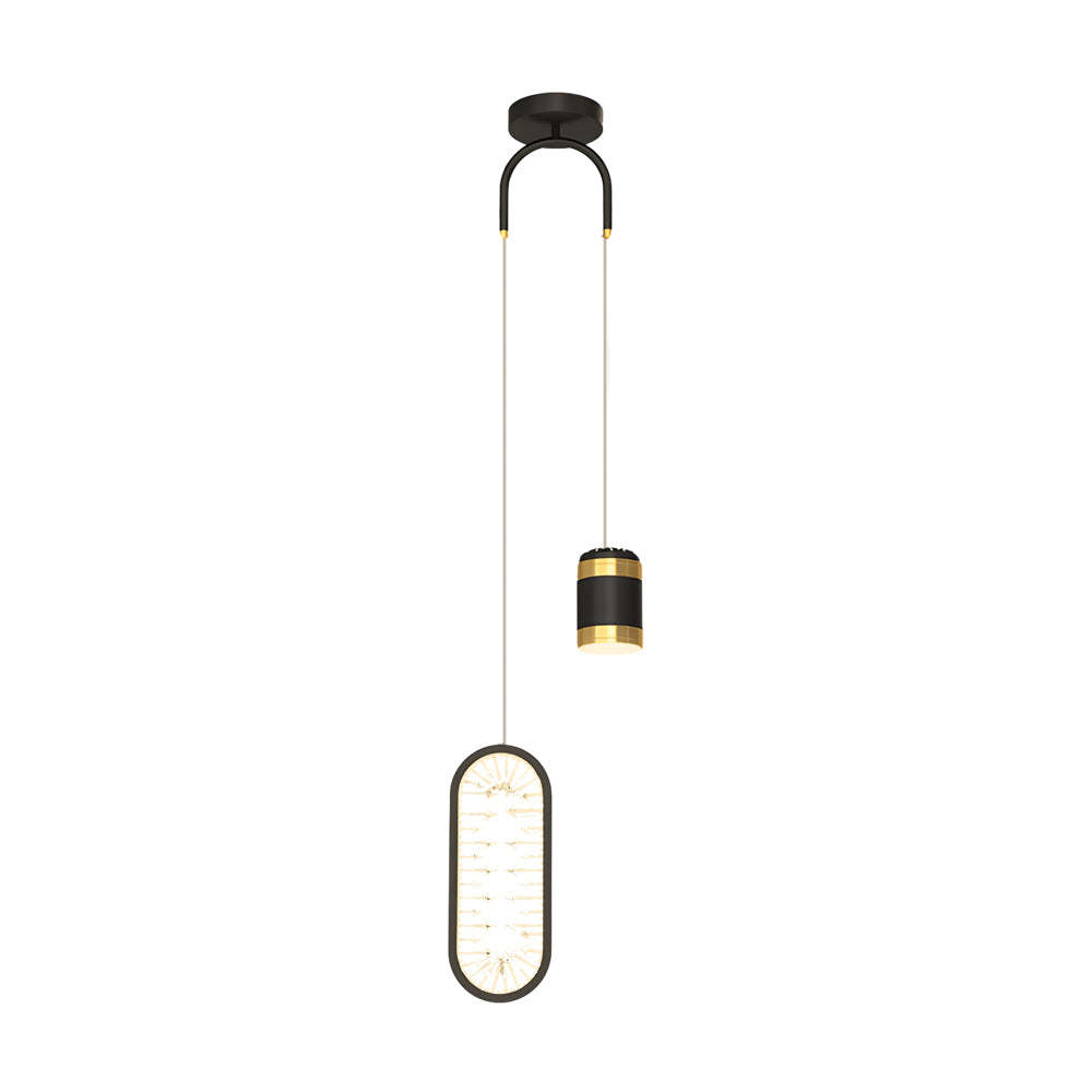 Oval Starry Projection Dimmable Nordic Pendant