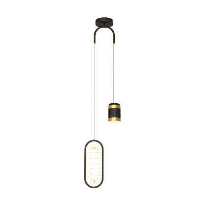 Oval Starry Projection Dimmable Nordic Pendant