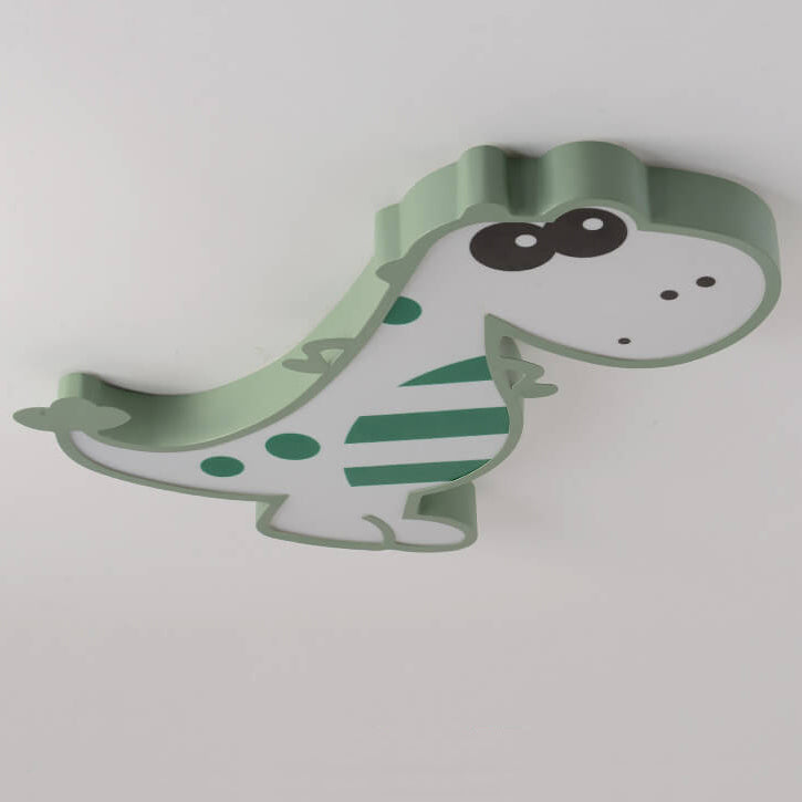 Cartoon Dinosaur LED Flush Mount Light