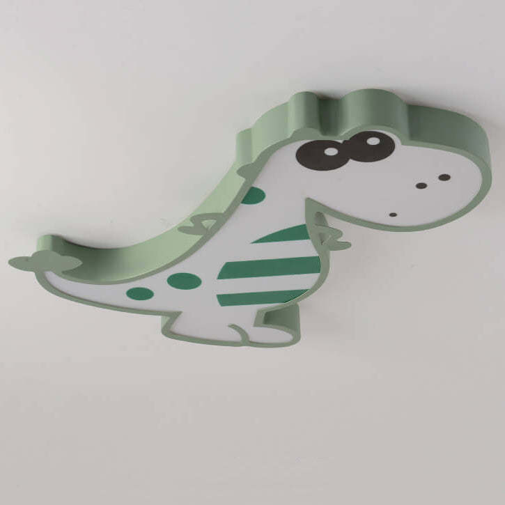 Cartoon Dinosaur LED Flush Mount Light