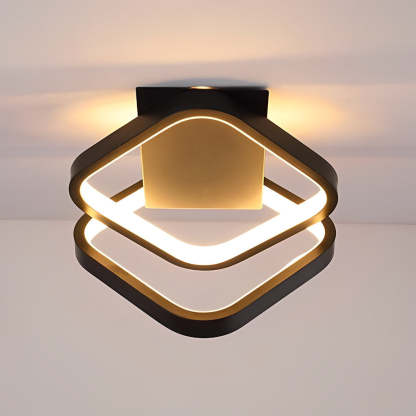 Geometric LED Modern Flush Mount Ceiling Lamp