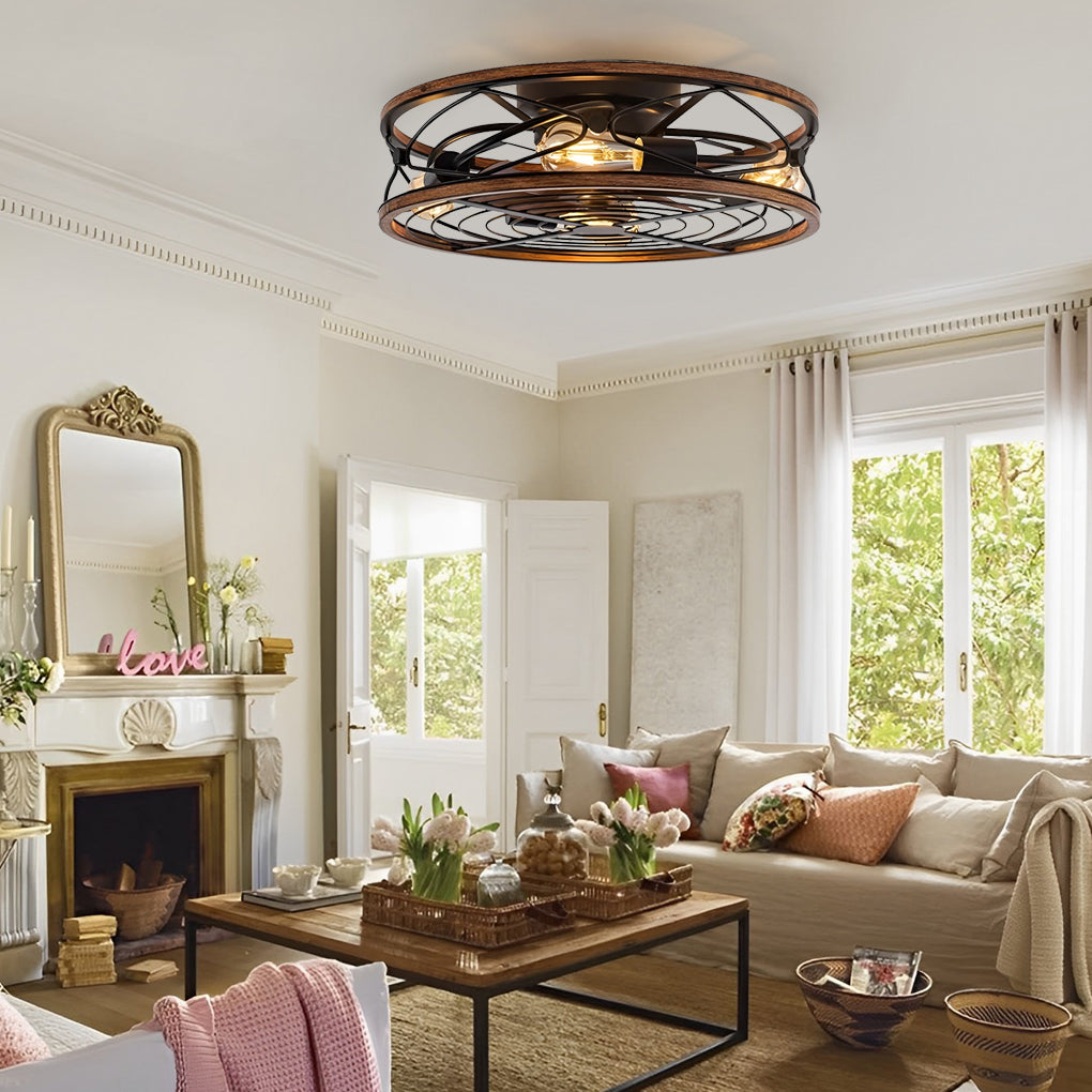 Black modern home decor ceiling fans