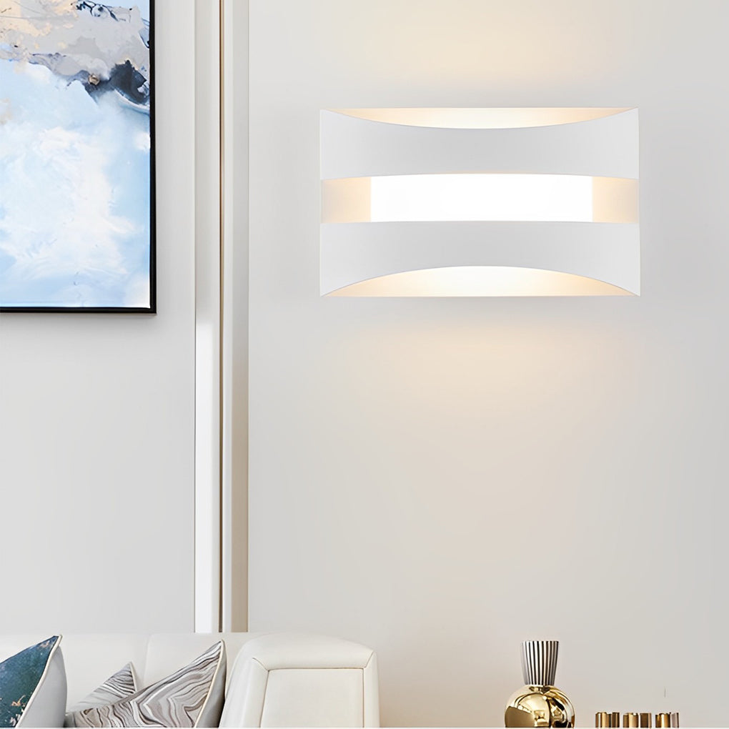 Rectangular Minimalist Nordic LED Bedside Sconce