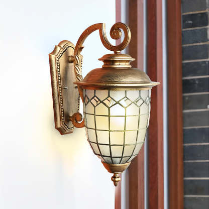 Waterproof Minimalist Elegant Vintage European Style Outdoor Wall Lights-Lighom
