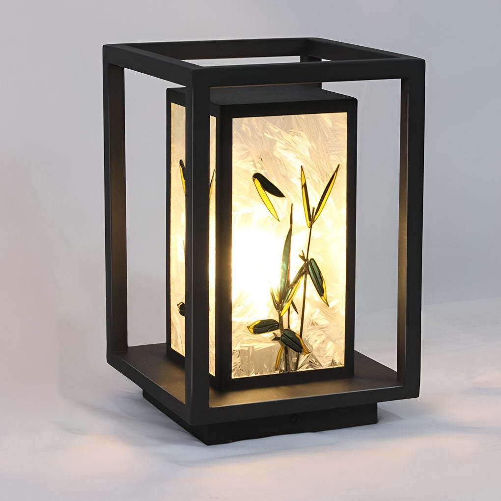 Artistic Solar LED Path Lights with Landscape Pattern-Lighom