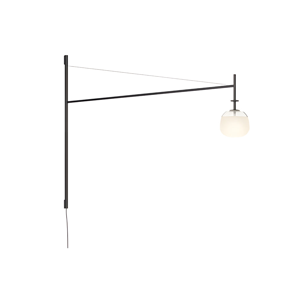 Minimalist Metal Long Pole Arm Tempo LED Wall Sconce-Lighom