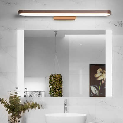 Annular Ring-Shaped LED Bathroom Vanity Light with Slim Linear Profile-Lighom