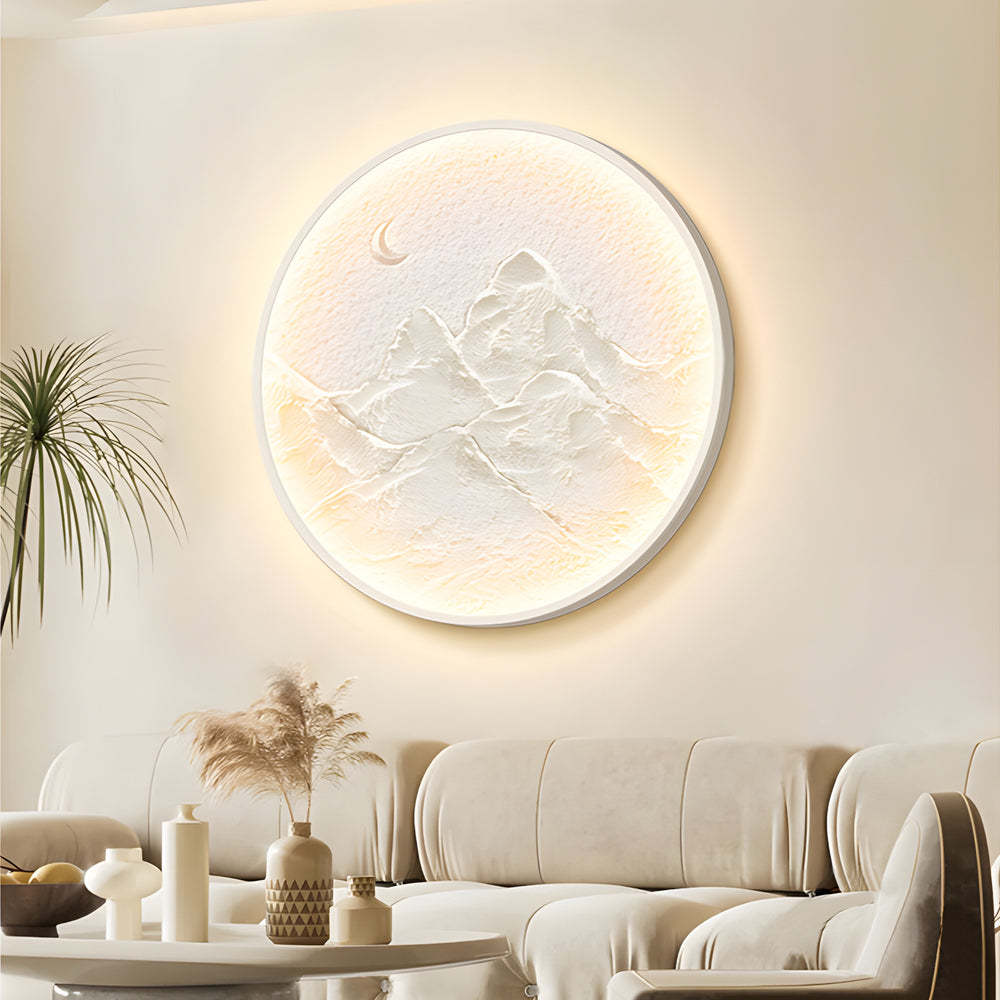 Nordic Moon Mountain Decorative Wall Sconce
