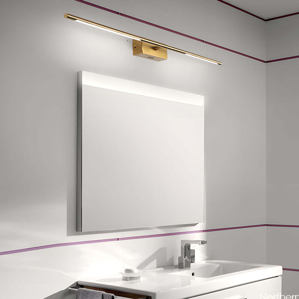 Modern Gold LED Bathroom Vanity Light  ??23.6" & 39.4", Warm & White Light for Stylish Illumination-Lighom