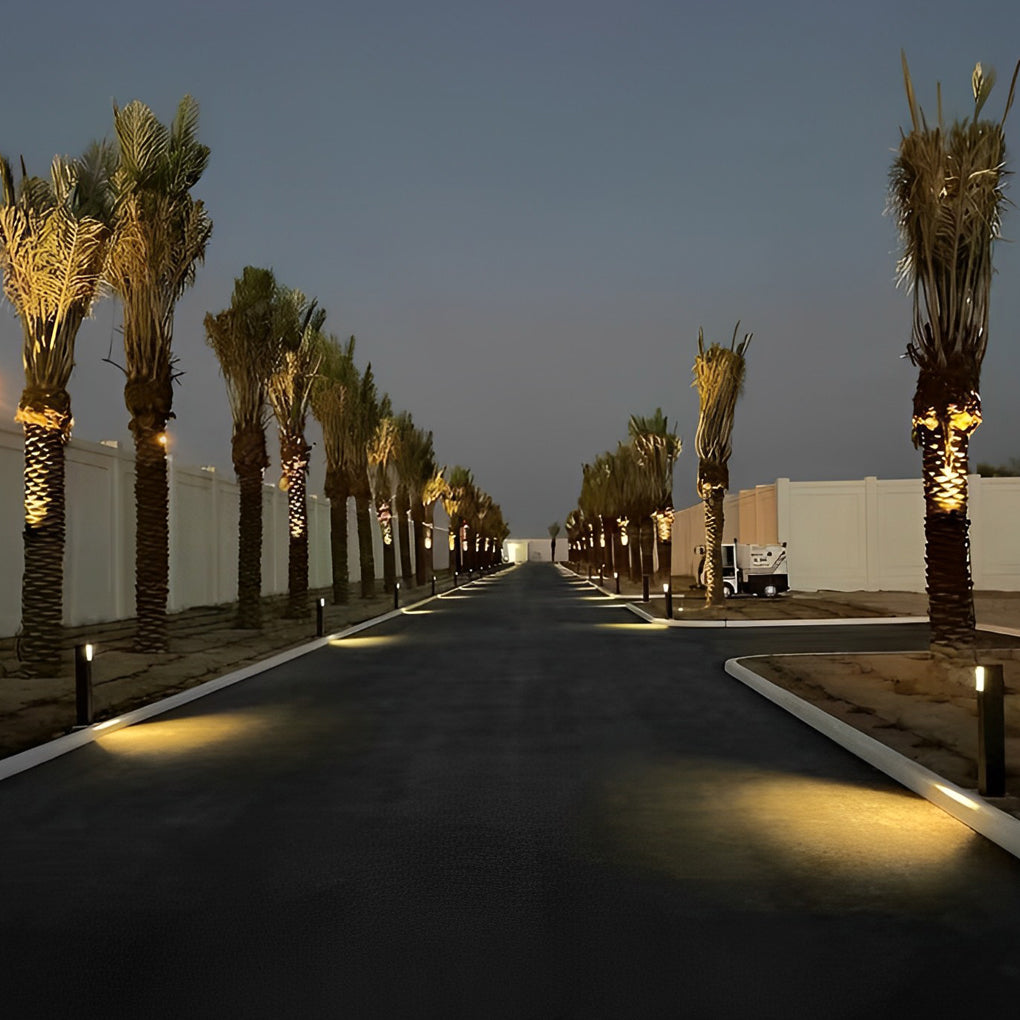 Modern LED Aluminum Pathway Lights with Front Slide Durable Outdoor Illumination-Lighom