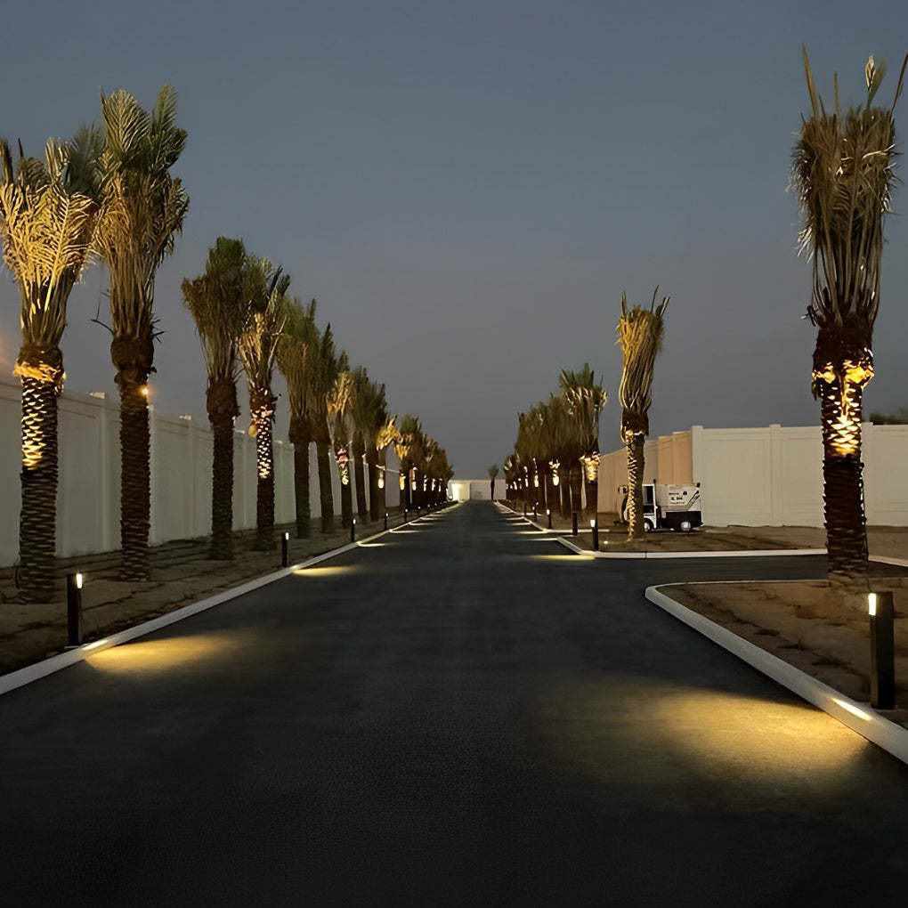 Modern LED Aluminum Pathway Lights with Front Slide Durable Outdoor Illumination-Lighom