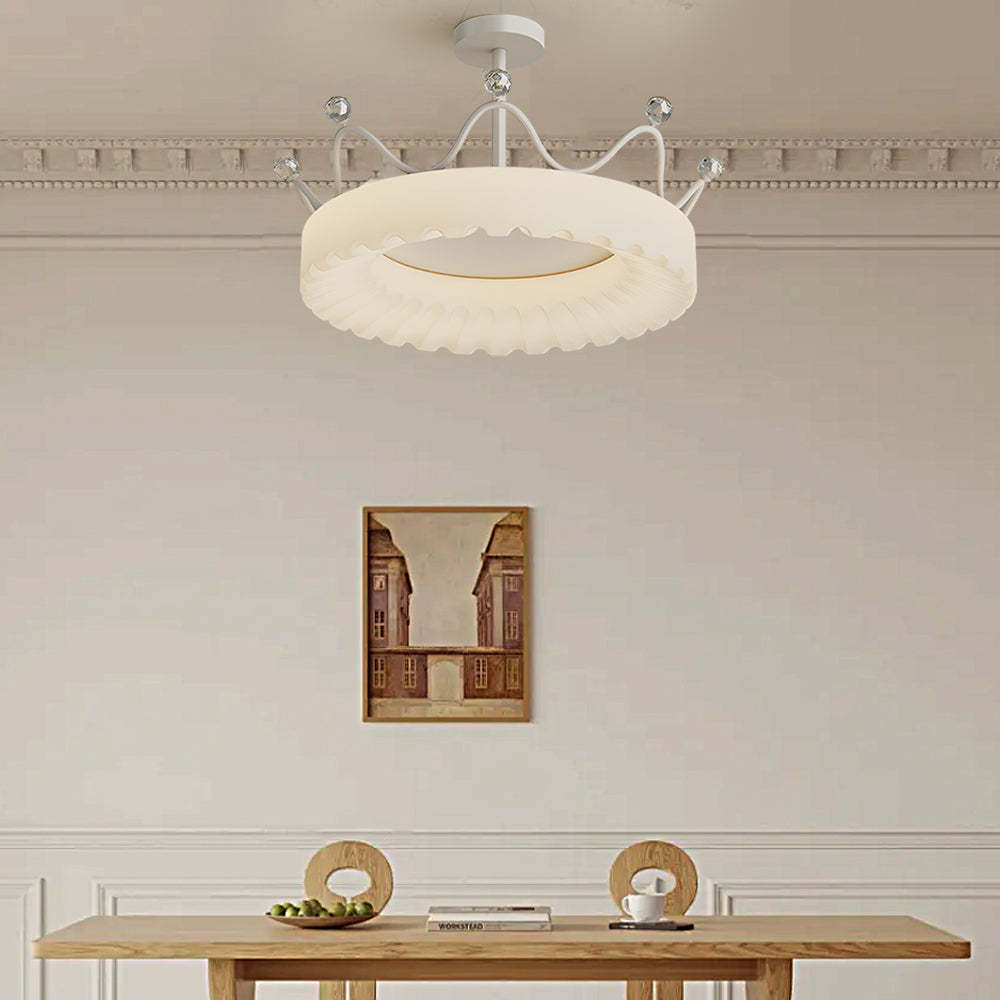 Crown Dimmable LED Modern Ceiling Light