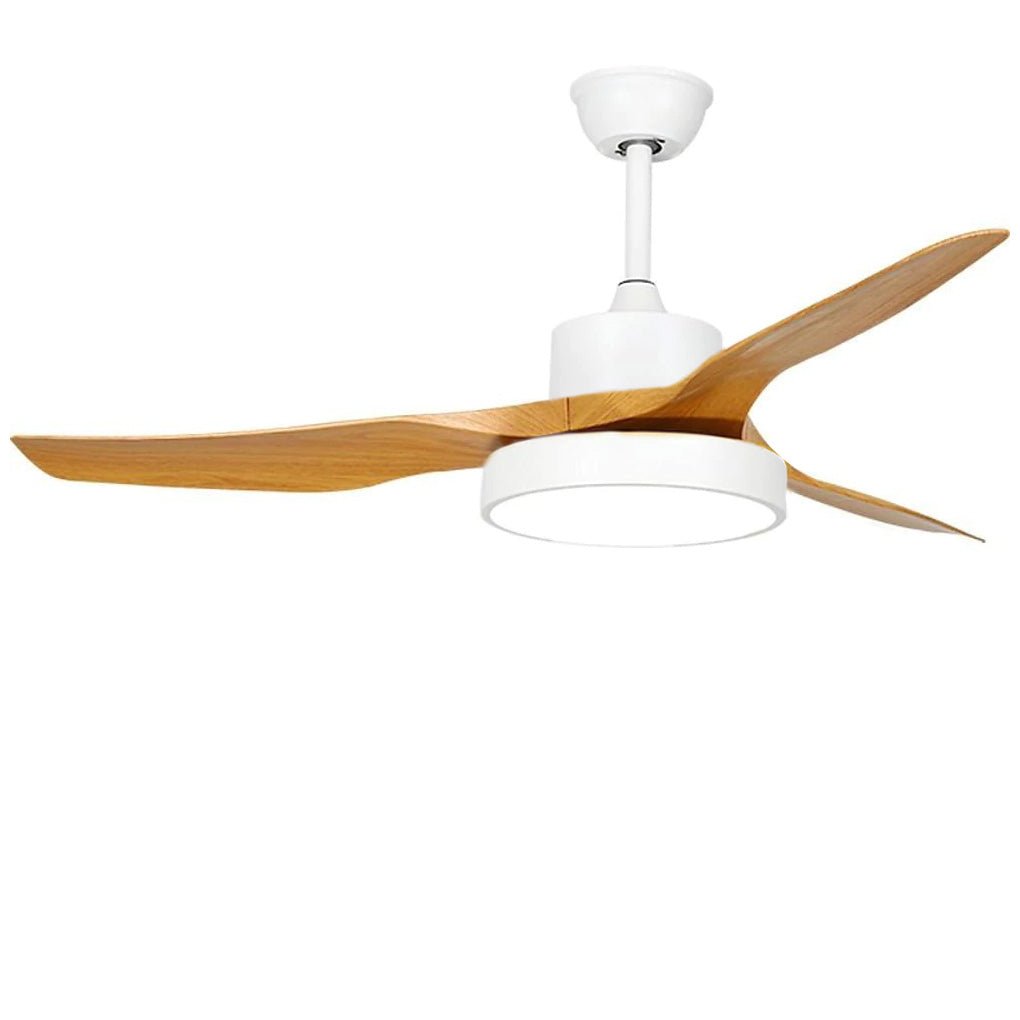 3-Blade Rustic Ceiling Fans with LED Light-Lighom