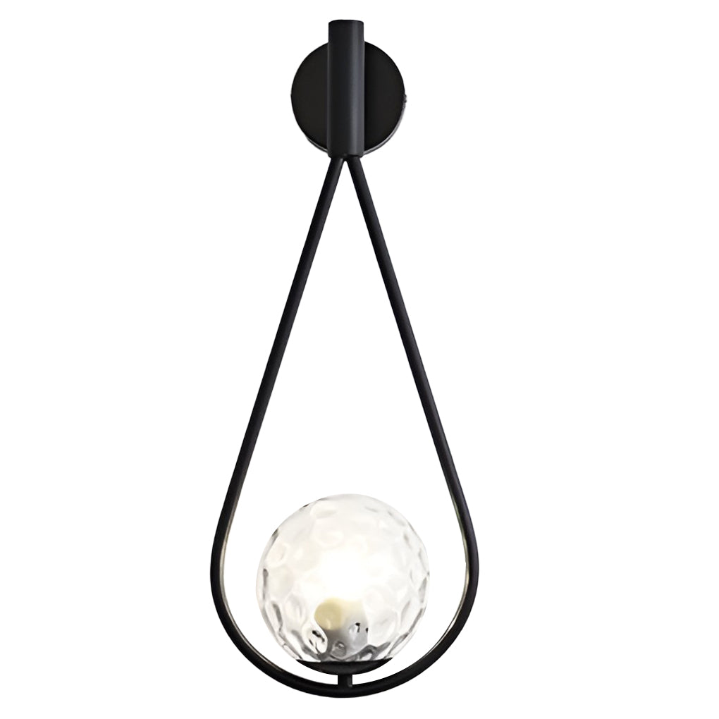 Water Drop Shaped LED Nordic Wall Lamp Wall Light Fixture Wall Sconce Lighting-Lighom