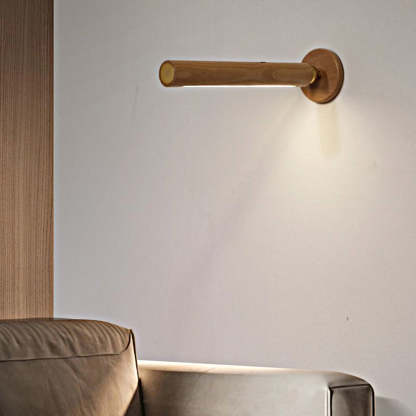 Rotation Wood LED Portable Magnetic USB Touch Night Light-Lighom