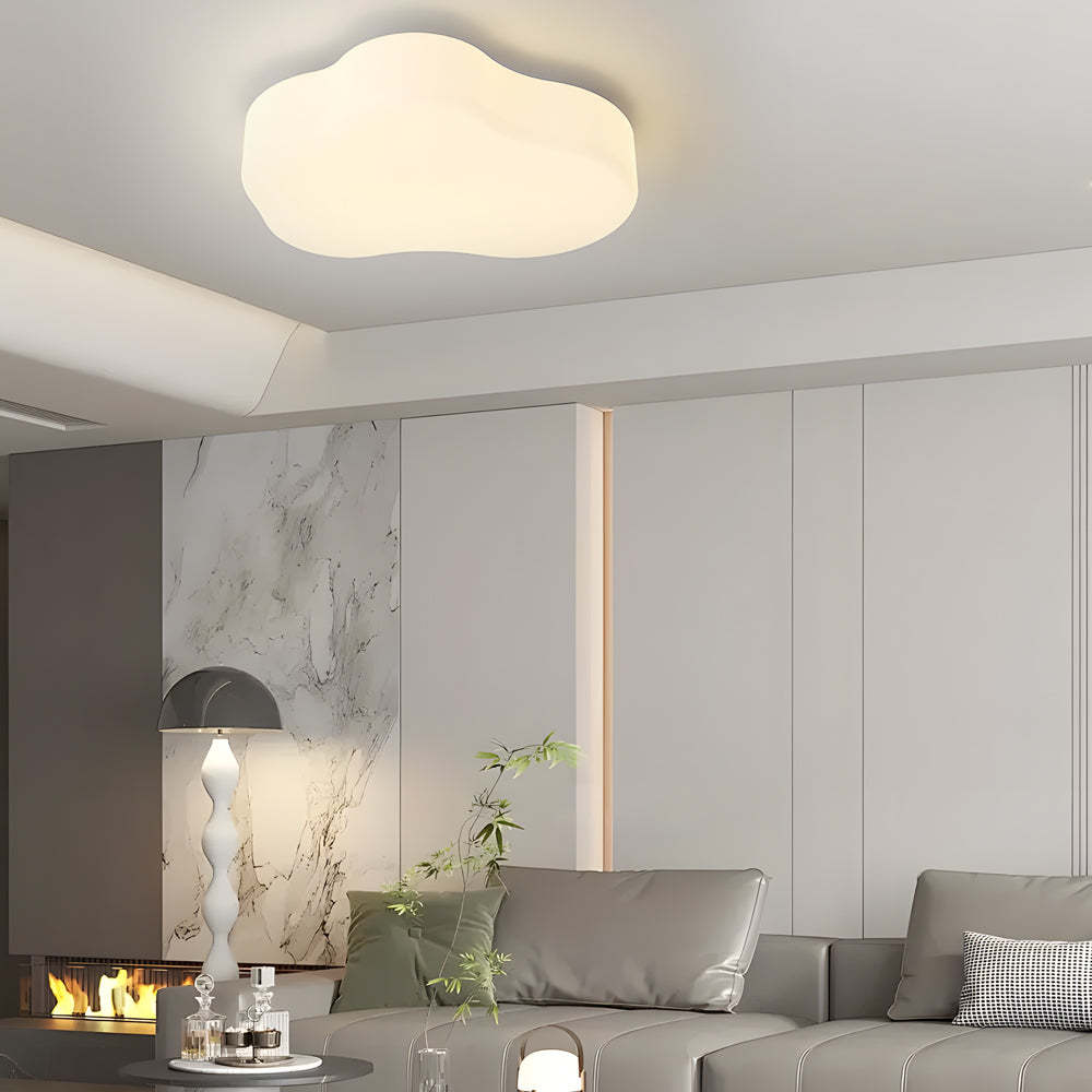 Romantic Cloud LED Milky White Modern Ceiling Lamp