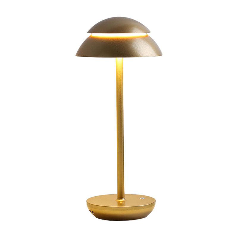 Modern Double-Dome Touch LED Accent Lamp