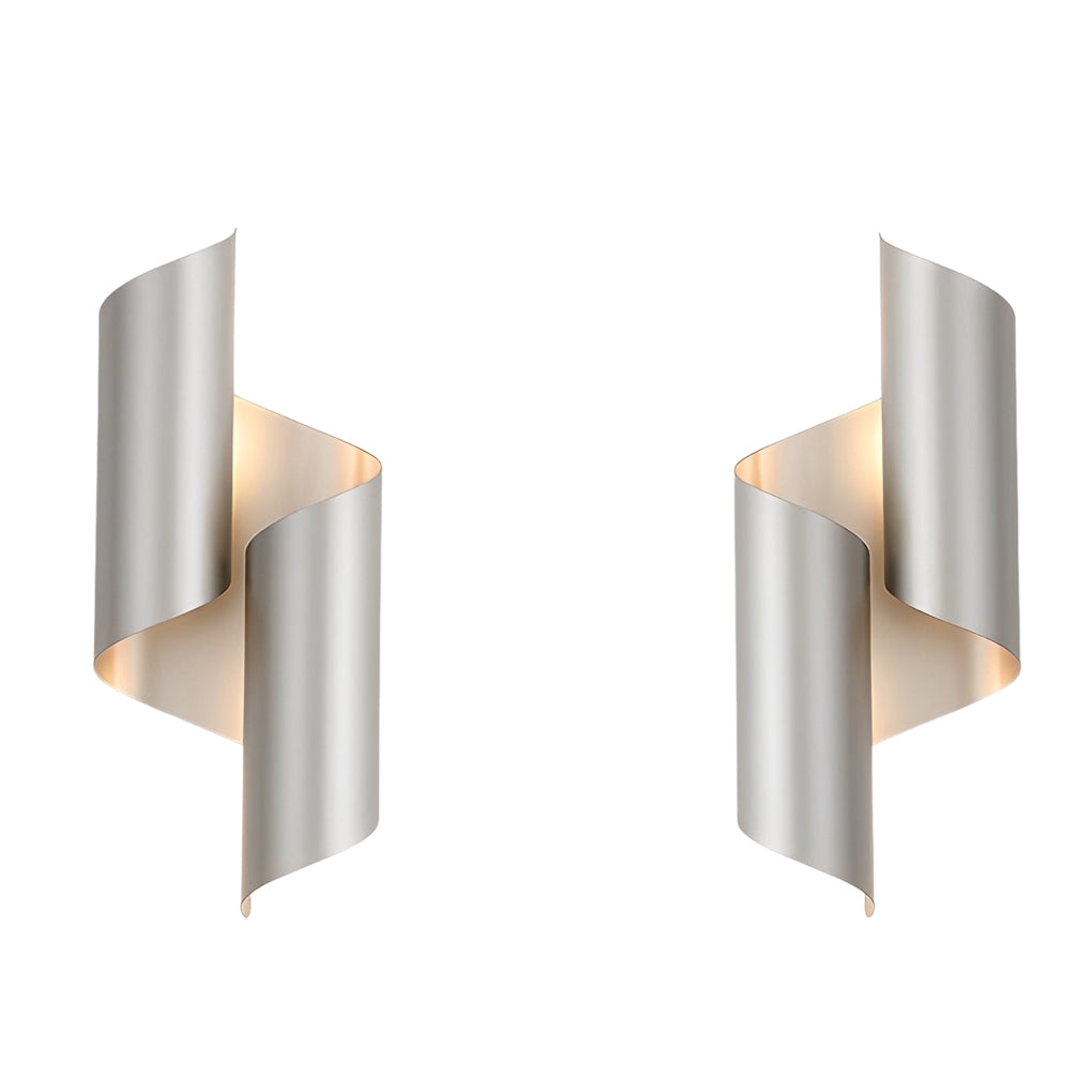 2pcs Symmetrical Creative Up And Down Lighting Modern Wall Light Fixture-Lighom