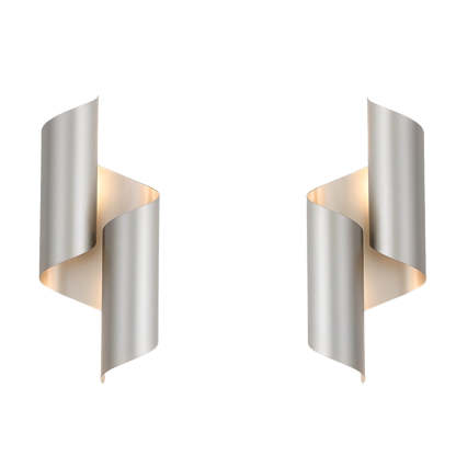 2pcs Symmetrical Creative Up And Down Lighting Modern Wall Light Fixture-Lighom