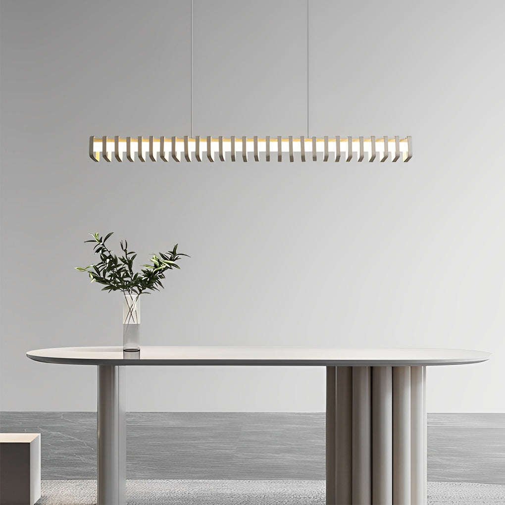 Minimalist Square Frame 3-Step Dimming Modern Chandelier