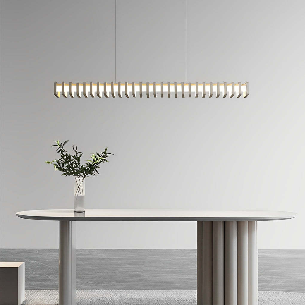 Minimalist Square Frame 3-Step Dimming Modern Chandelier
