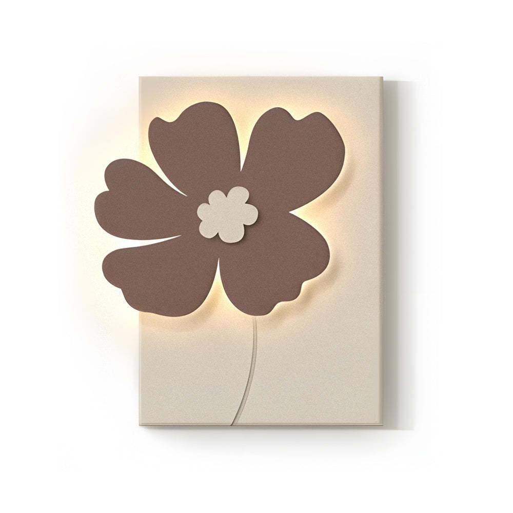Flowers 3D Sandstone USB Remote Decorative Wall Painting