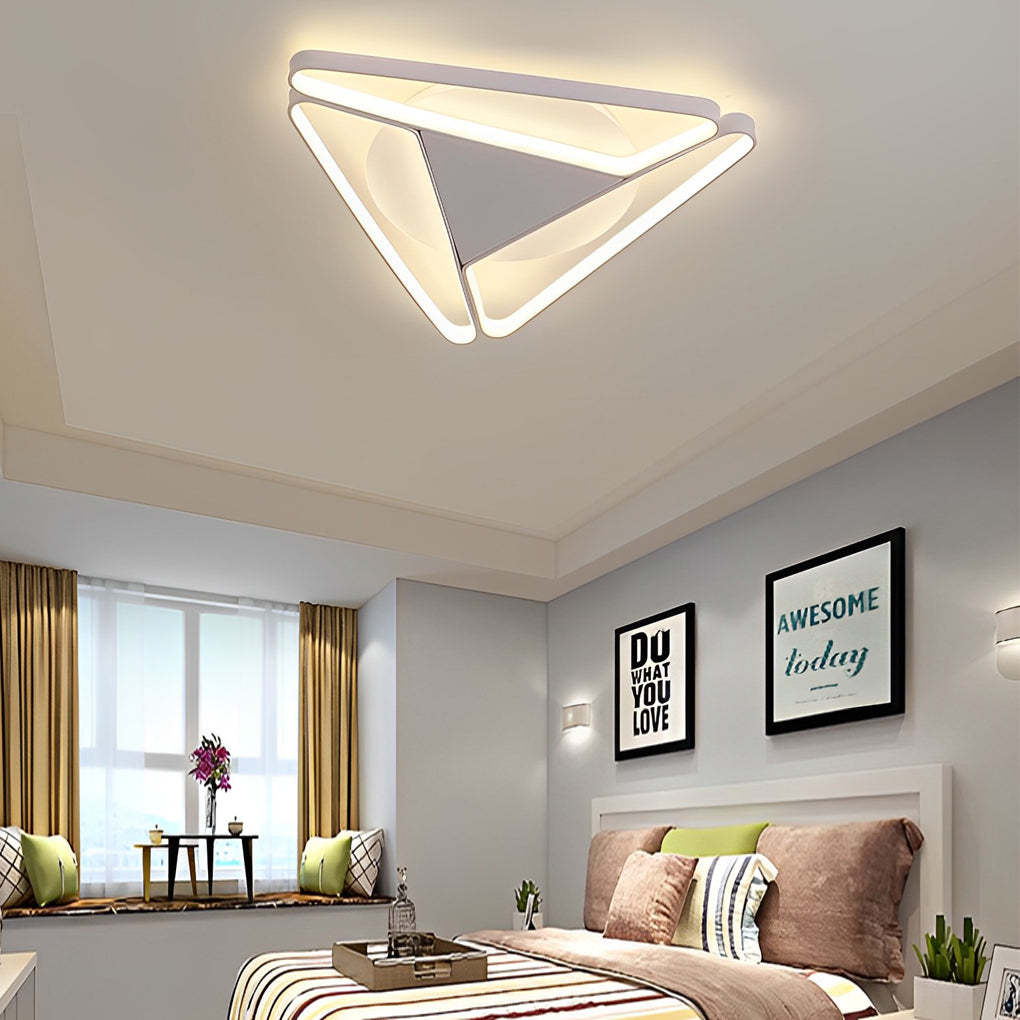 Geometric Design LED Modern Ceiling Lights Flush Mount Ceiling Lamp-Lighom
