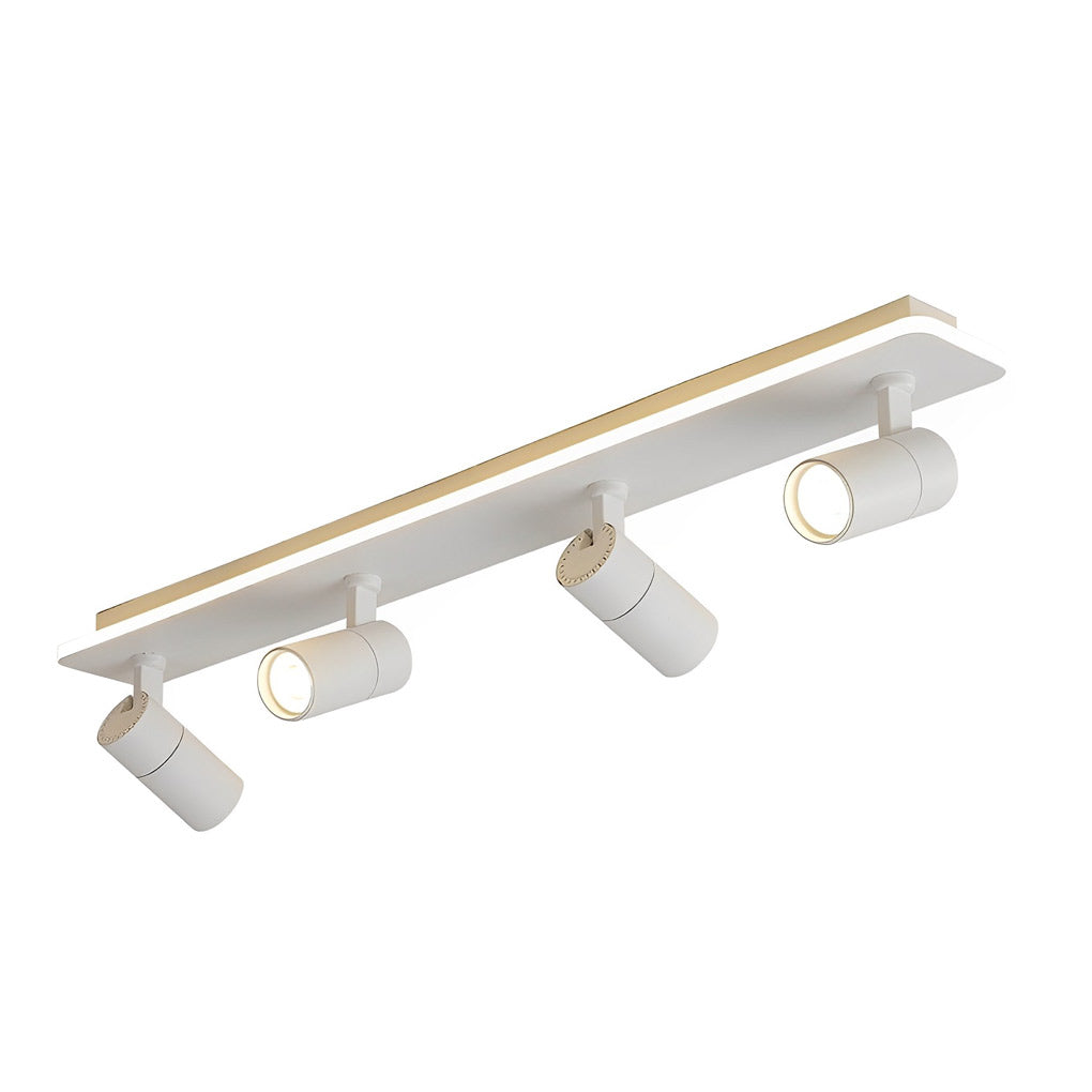Minimalist Long Strip LED Flush Mount Adjustable Spotlight