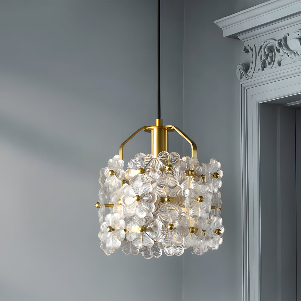 Lighom modern flowers small white pendant lighting